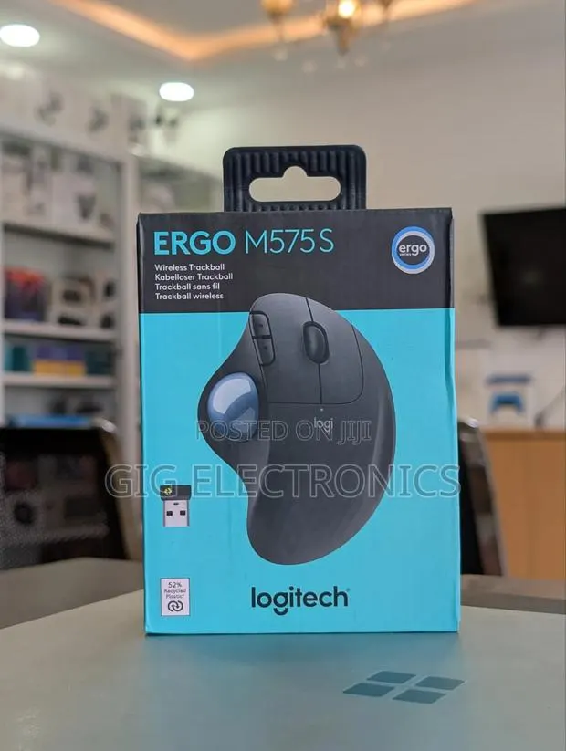 Logitech Ergo M575S Wireless Trackball Mouse Black - Latest Edition · Photo 1