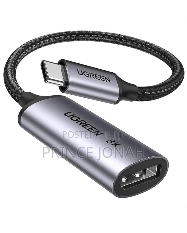 Ugreen Usb C to Displayport 1.4 Cable at 60hz at 240hz Adapter · Photo 1