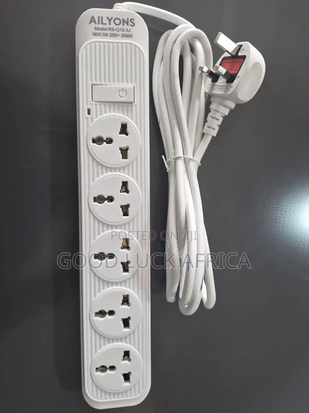 Aliyons RS-Q15-3J 5-Way Power Socket |3 Meters · Photo 1