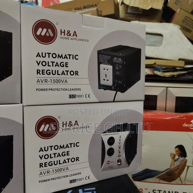 Stylishly Designed Avr-1500va Automatic Voltage Regulator From H A · Photo 1