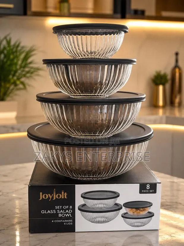Glass Storage /Mixing Bowls 4set · Photo 1