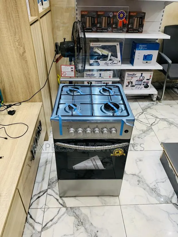 Grab the New 4burger Gas Cooker Oven 50/50 Grey · Photo 1