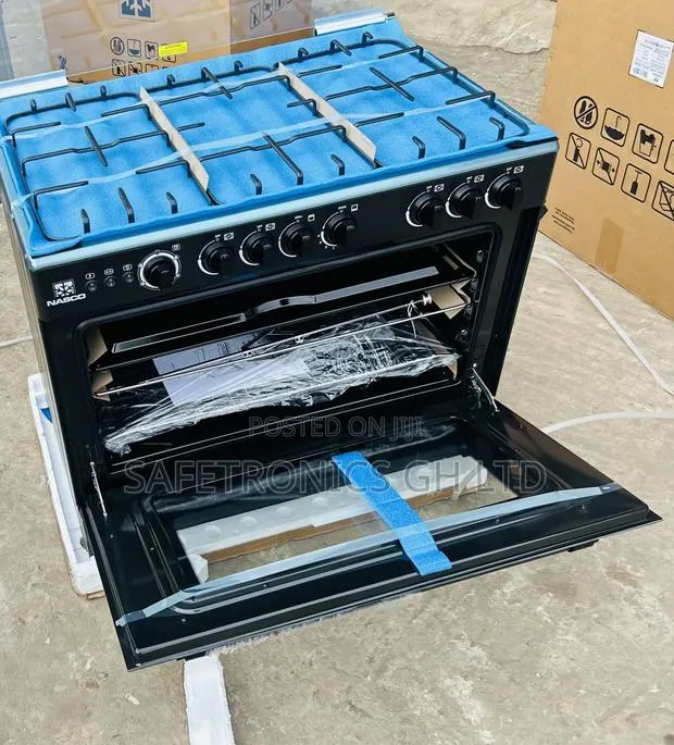 Experience New 5 Gas Cooker 60x90 Black Nasco · Photo 1