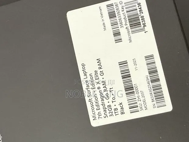 New Microsoft Surface Laptop 7 32GB Qualcomm Snapdragon X Elite SSD 1T · Photo 1