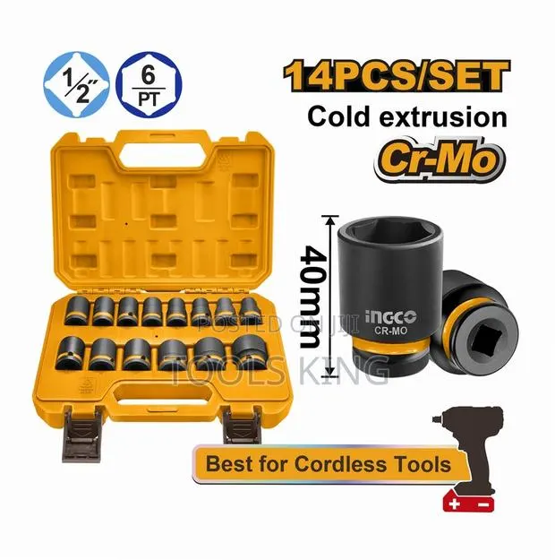 14 PCS 1/2"Dr. Impact Socket - Hkissd12141 · Photo 1