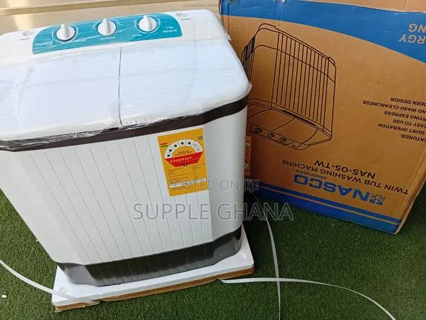 Nasco 5kg Twin Tub Washer – Built for Speed and Performance · Photo 1