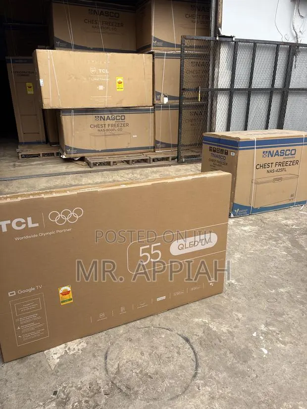 Super Affordable TCL 55” Qled Smart Android Television(Black). · Photo 1