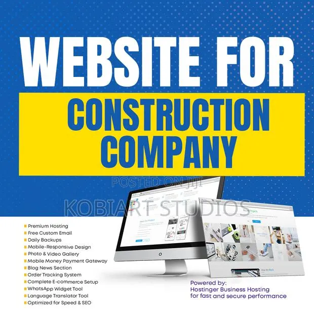 Promo Pack - User Friendly Website for Construction Companies