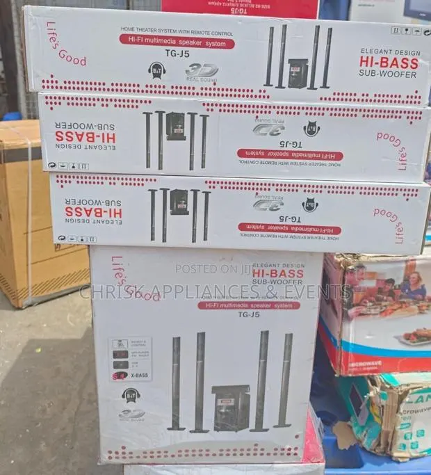 TG-J5 5.1 Home Theatre System With Bluetooth, Subwoofer & Remote · Photo 1