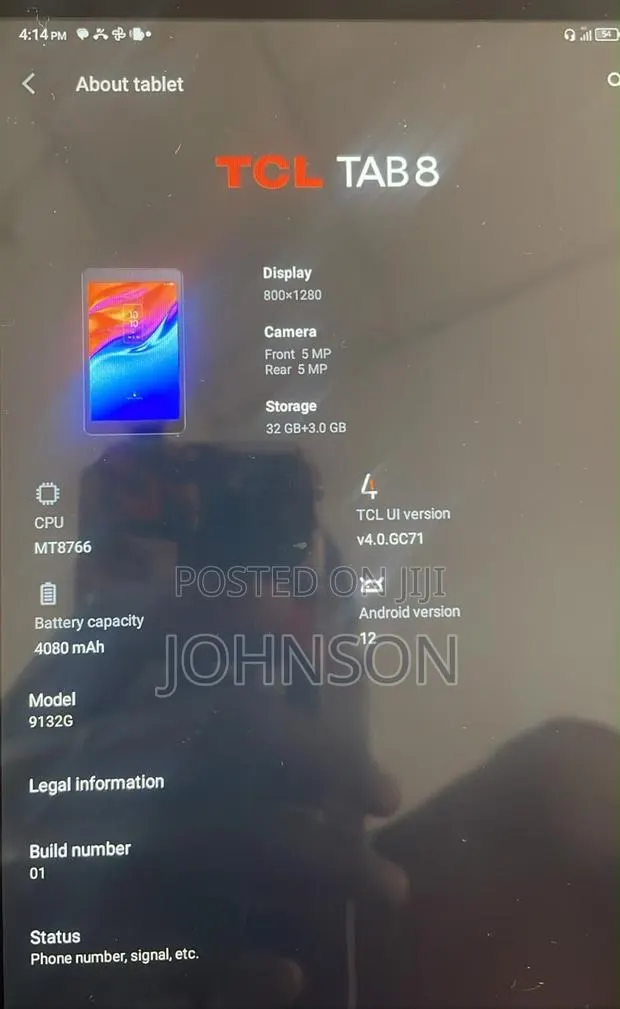 TCL Tab 8 4G 8 GB Black · Photo 1