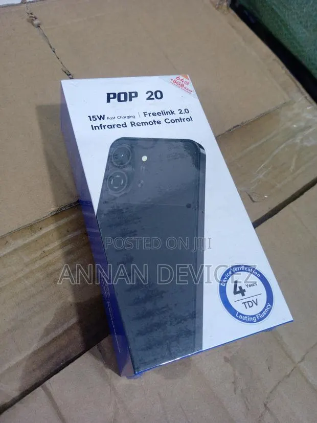New Tecno Pop 20 64 GB Black · Photo 1