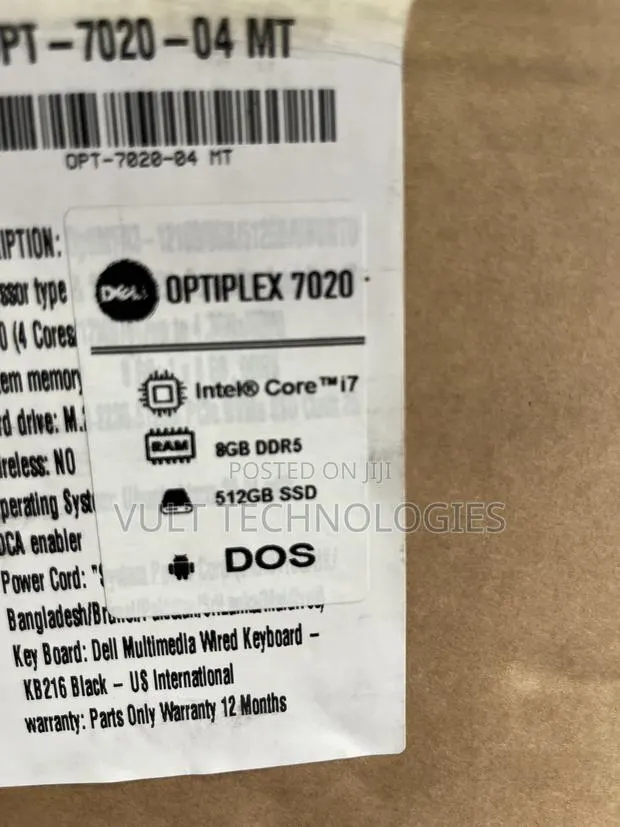New Desktop Computer Dell OptiPlex 7010 8GB Intel Core i7 SSD 512GB · Photo 4
