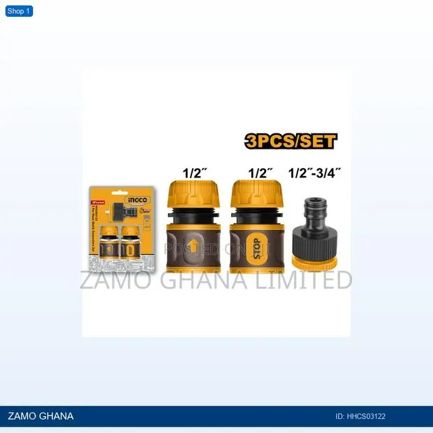 3 PCS Hose Quick Connectors - Hhcs03122 · Photo 1