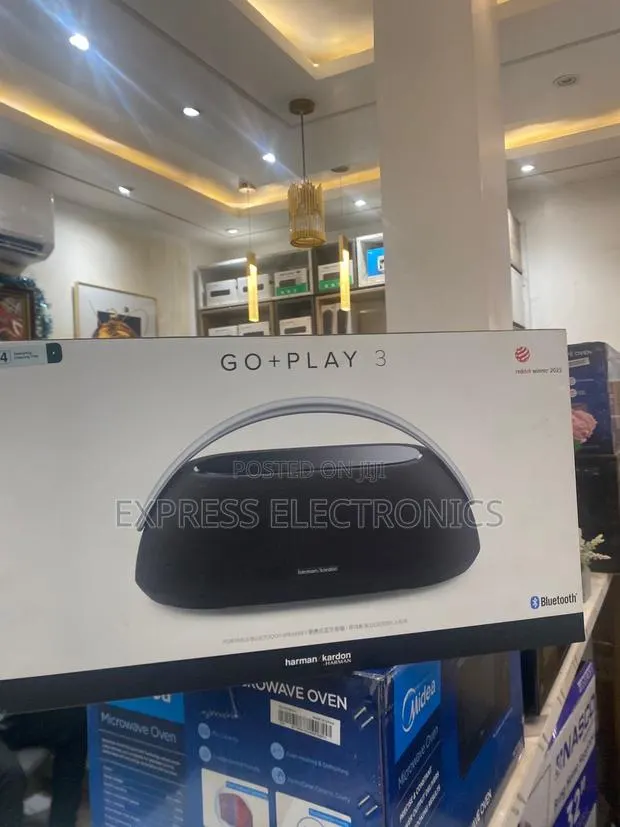 Available Now Bluetooth Speaker Harman Kardon Go + Play 3's Sleek Desi · Photo 1