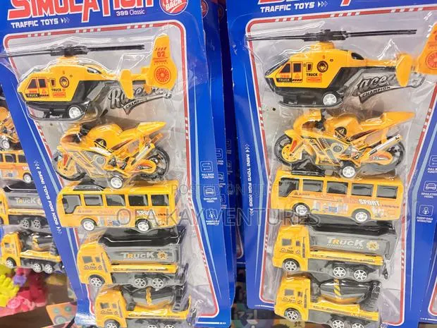 Kids Toy Car, Motorcycle Airplane Bus Set · Photo 4