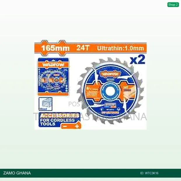 Ultra-Thin TCT Saw Blade Set - Wtc3k16 · Photo 1