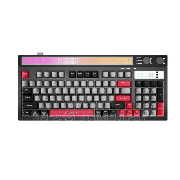 Heatz Zk30: 3 Mode Bluetooth 5.3 Type-C Wired Keyboard · Photo 1