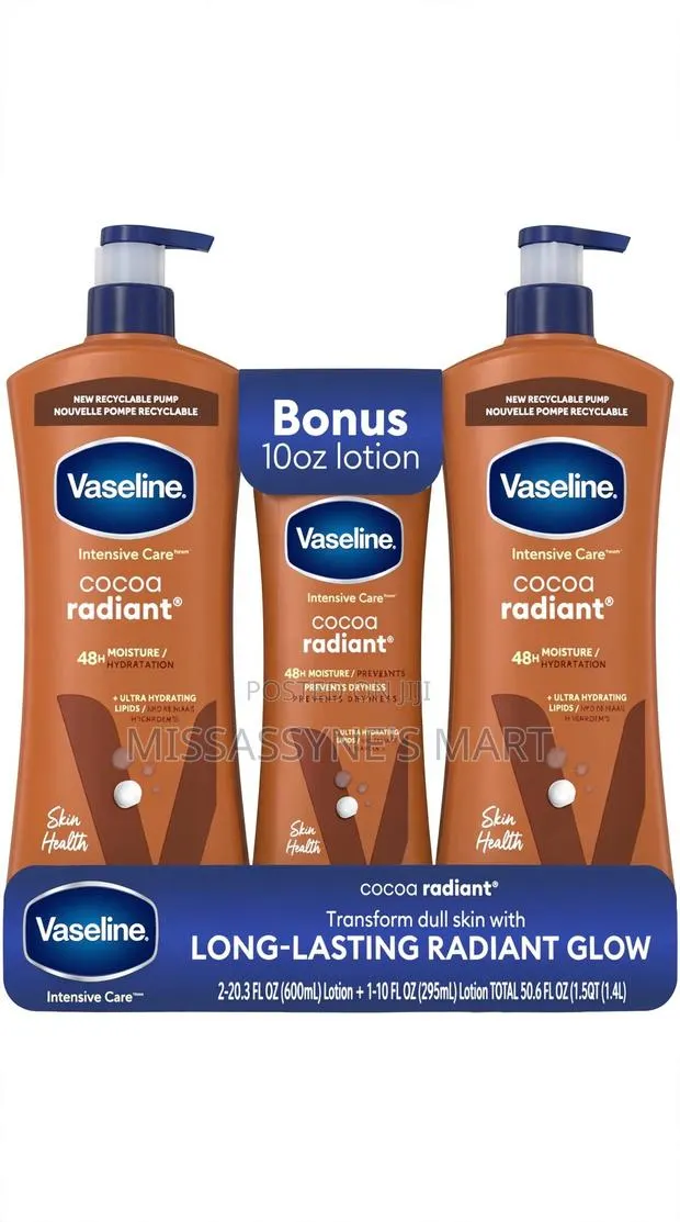 Vaseline Cocoa Radiant Pack of 3 · Photo 1