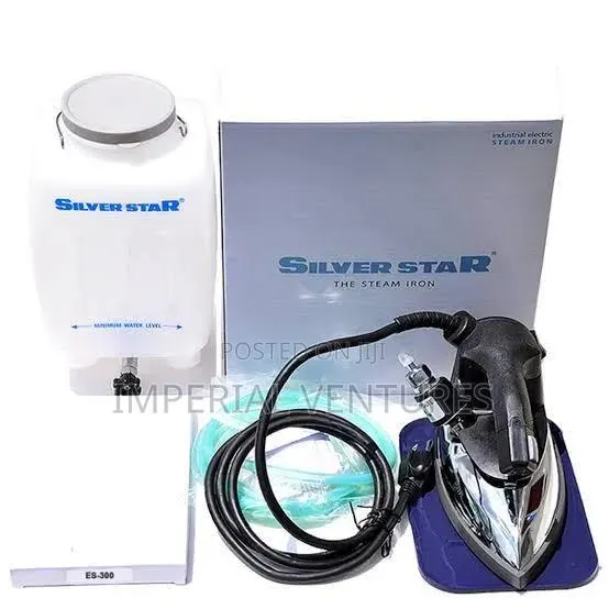 Industrial Silver Star Steam Iron · Photo 1