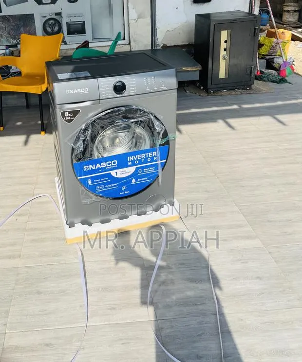 Order Quality Nasco 8kg Fully Automatic Washing Machine(Gray) · Photo 1
