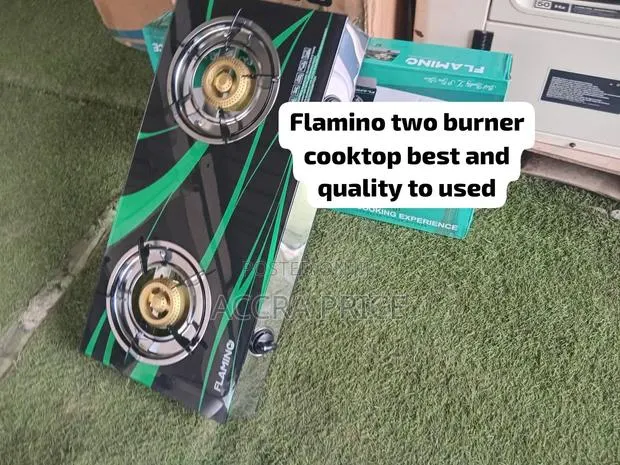 Flamino 2 Burner Gas Cooker – Elegant Design, Strong Long Lasting · Photo 1