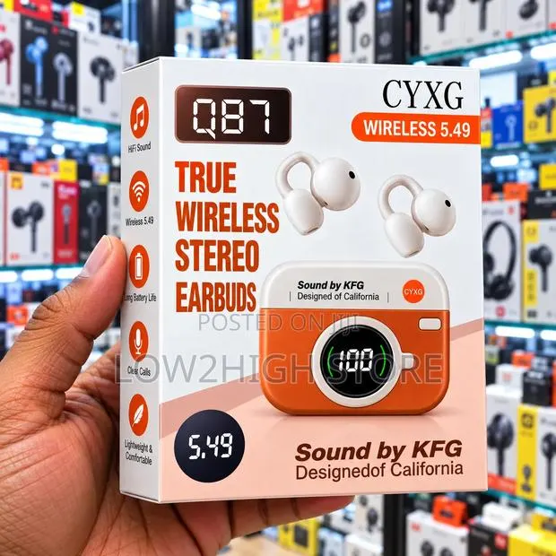 CYXG Q87 Hi-Fi TWS Bluetooth Earbuds Low2High · Photo 1