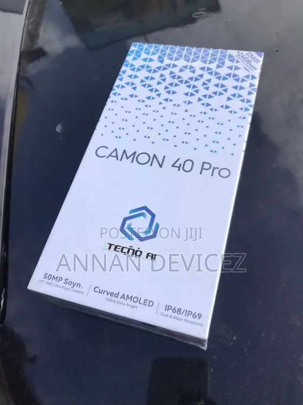 New Tecno Camon 40 Pro 4G 256 GB Black · Photo 1