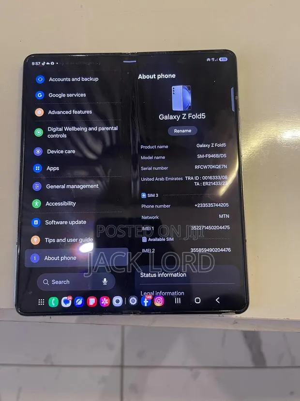 Samsung Galaxy Z Fold 5 256 GB Gray · Photo 1