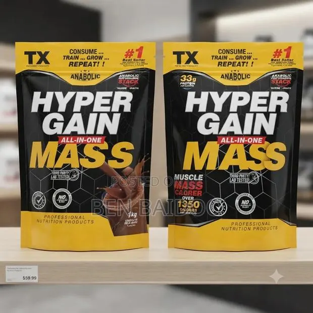 Hyper Gain Mass Gainer Supplement (Consume, Train Grow) · Photo 1