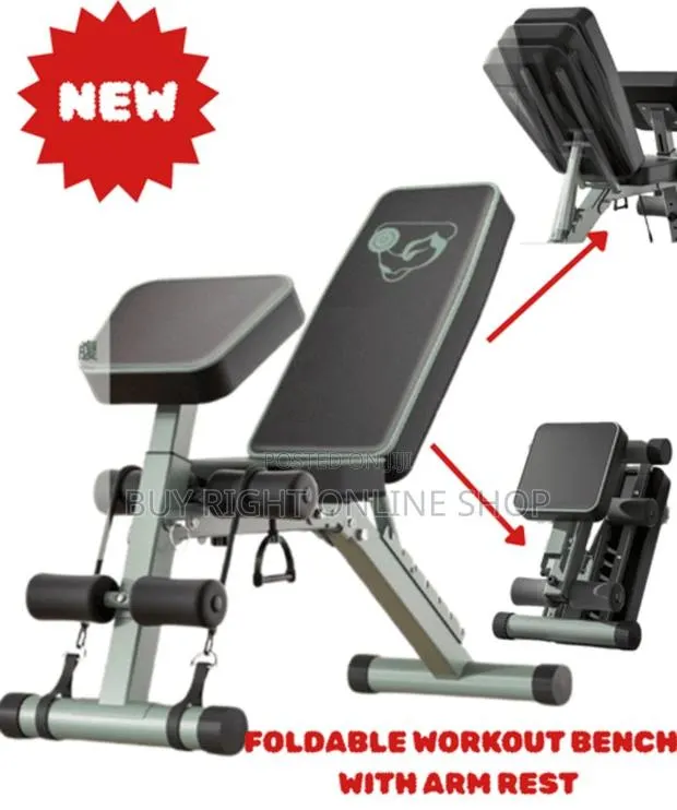 Foldable Home/Gym Workout Bench (With/Without Arm Rest) · Photo 1