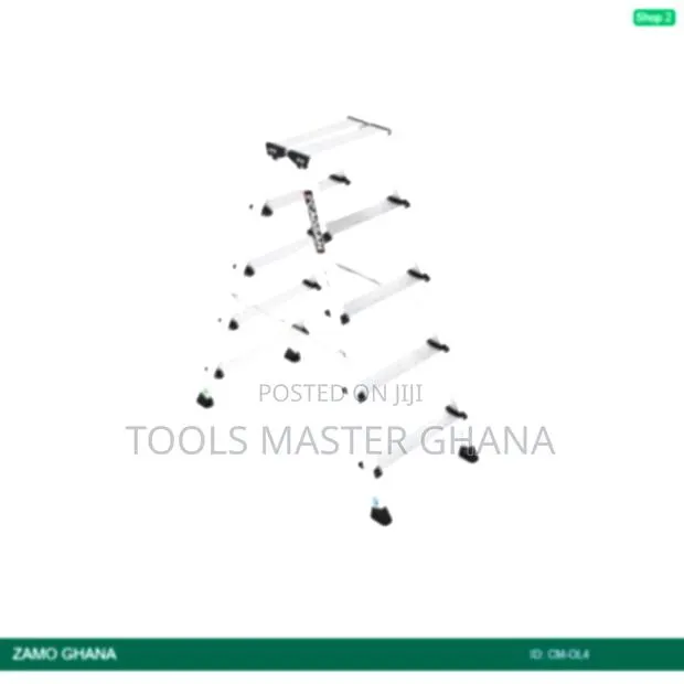 Cm 4 Steps Olimpos Double Sided Step Ladder Alu - Cm-Ol4 · Photo 1