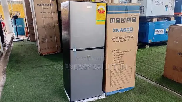Nasco 116L Double Door Fridge | Energy Saving NASD2-14FL · Photo 1