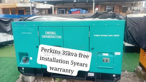 Perkins 35kVA Diesel Generator – Low Noise Fuel Saving · Photo 1