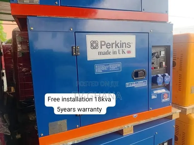 18kVA Perkins Single Phase Diesel Genset – Serious Power 18kva Genset · Photo 1
