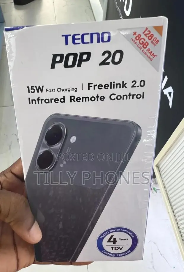 New Tecno Pop 20 128 GB Black · Photo 1