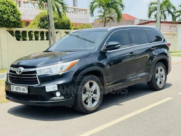 Toyota Highlander Limited 4x4 V6 (3.5L 6cyl 8A) 2017 Black · Photo 1
