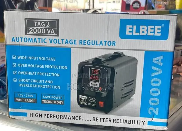 Elbee 2000W Automatic Voltage Stabilizer · Photo 1