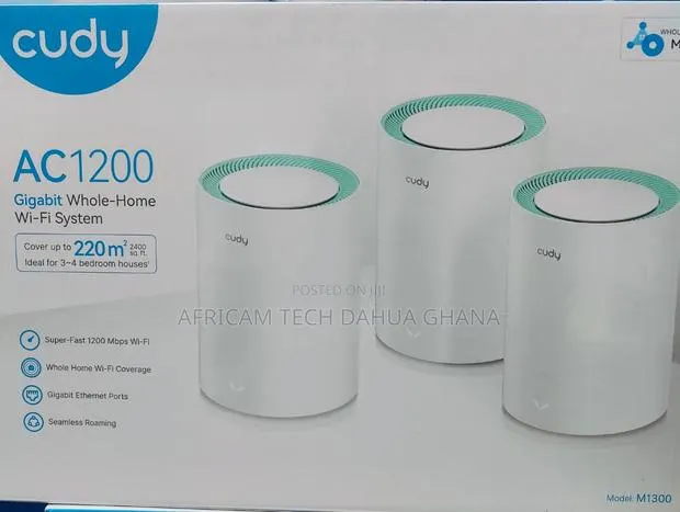 Cudy M1300 3pck AC1200 Gigabit Mesh Wi-Fi System · Photo 1