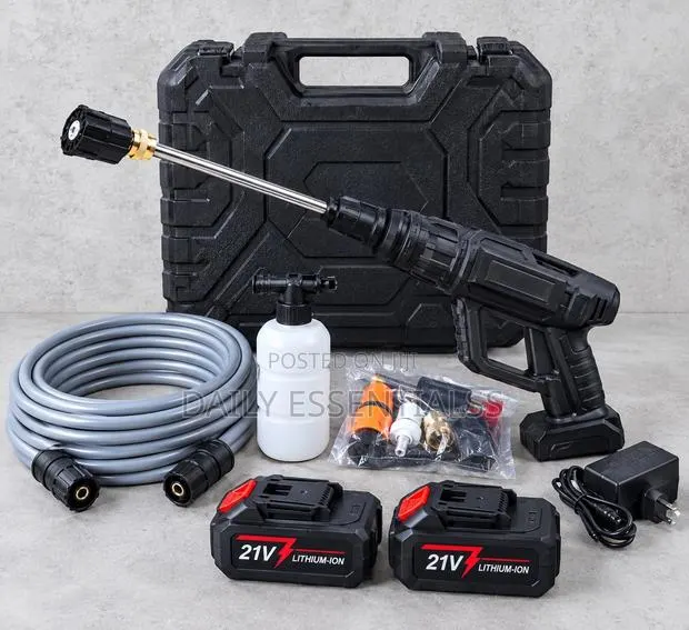 Rechargeable 21V Car Washer Kit With Twin Batteries · Photo 1