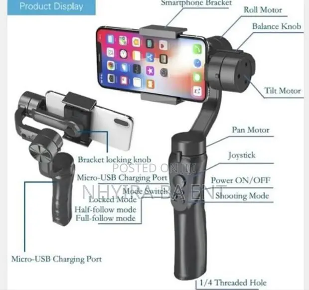 3- Axis Gimbal for Camera and Phone Holder · Photo 1