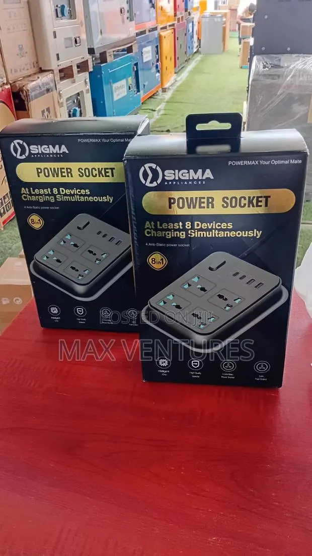 Sigma 8-in-1 Smart Power Socket With Multiple Outputs · Photo 1