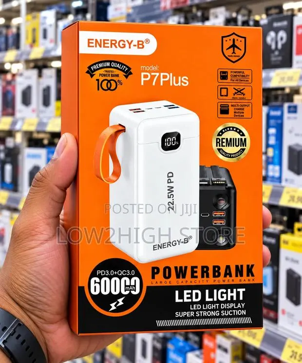 Energy-B P7Plus 60,000mAh Fast-Charging Power Bank · Photo 1