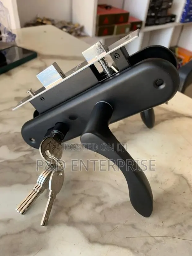 Quality Wooden Door Small Lock Black Colour. · Photo 1