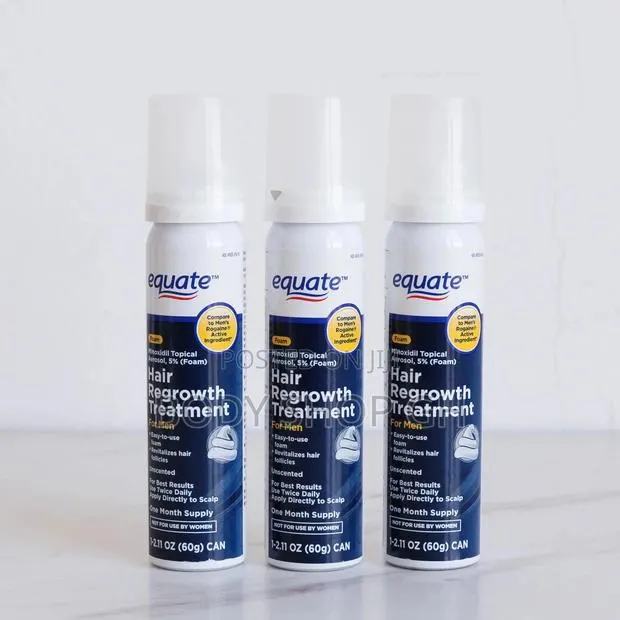 Equate - Hair Regrowth Treatment for Men, Minoxidil 5% Foam · Photo 1