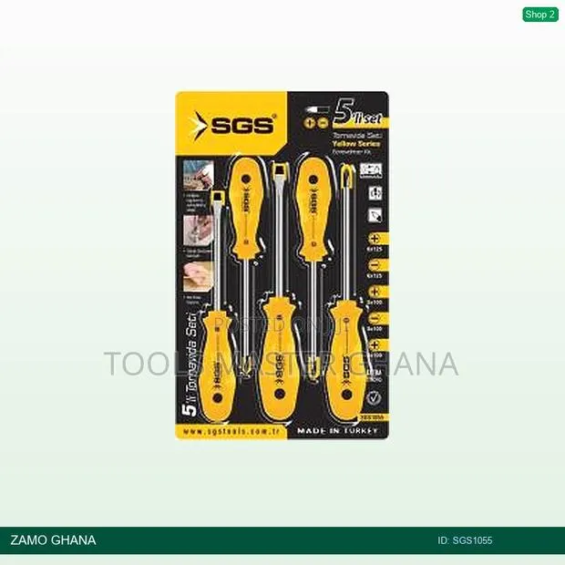 Screw Driver Yellow Series Set 5pcs - Sgs1055 · Photo 1