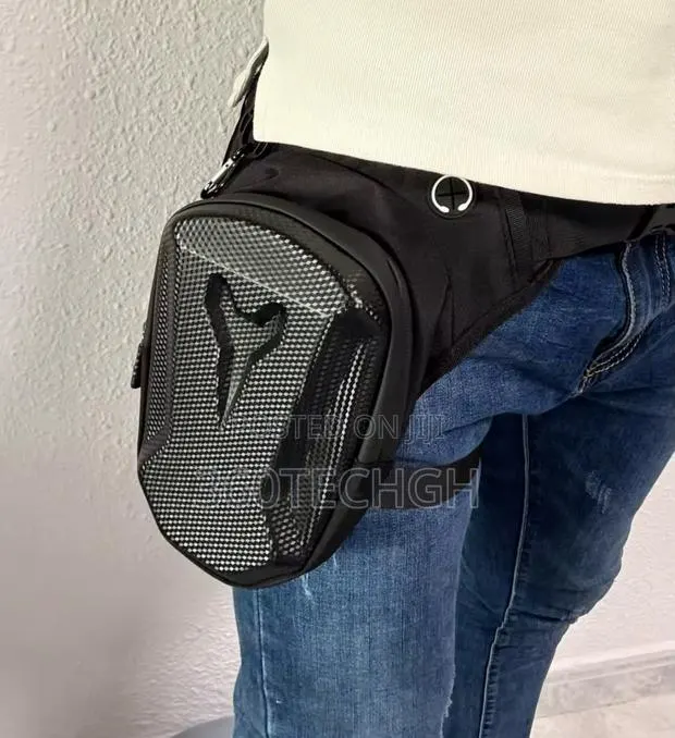 Motorcycle Side Leg Strap Shoulder Carrying Bag Men Women · Photo 1