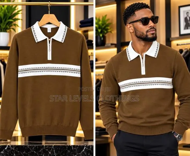 Men Causal Knitted Sweat Shirts · Photo 1