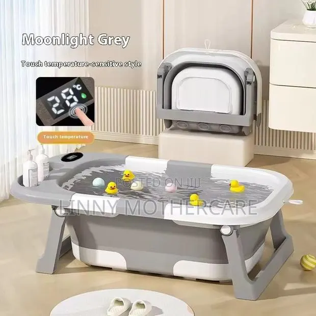 Foldable Baby Bath Tup With Temperature Display · Photo 1