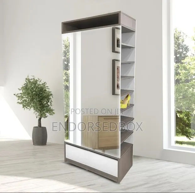 Ashfoam Como Dressing Mirror With Inbuilt Shoe Rack · Photo 1