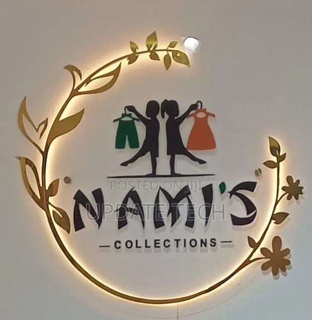 Logo Sign With Lights · Photo 1